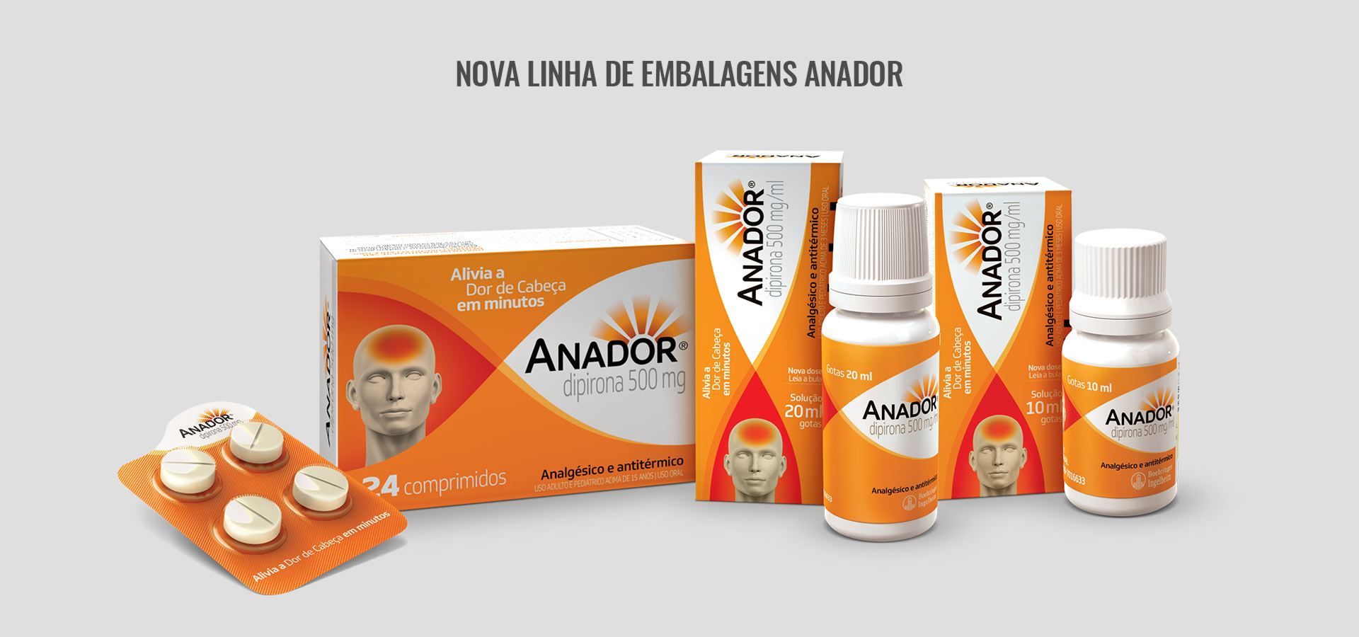 Nova linha de embalagens Anador